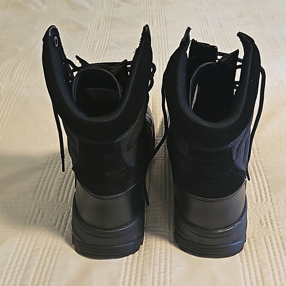 Men's Wideway Black Boots - Picture 5 of 7